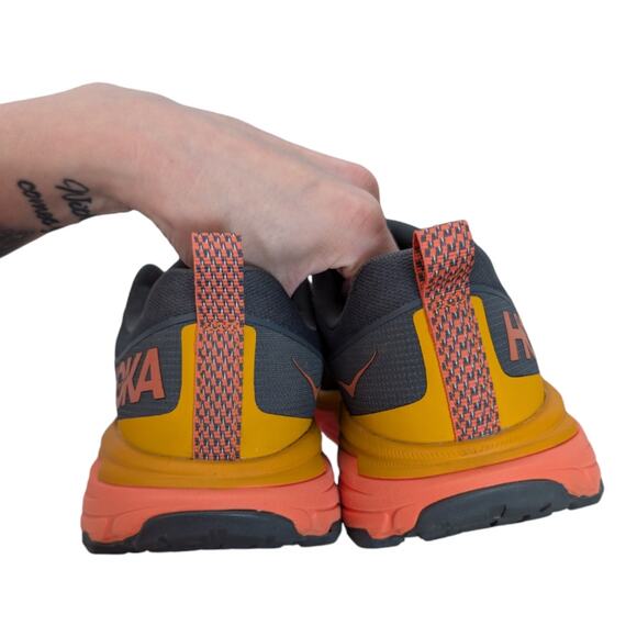 HOKA ONE ONE Challenger ATR 6 Castlerock Camellia Trail Running Sneaker Womens 9 - Picture 8 of 12